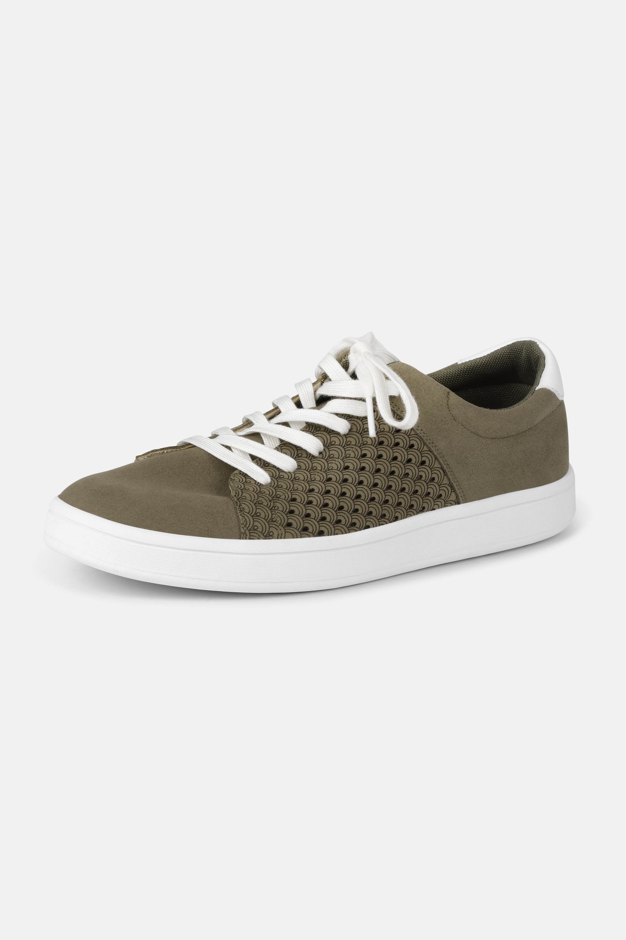 City Sneaker Herren - Deep Olive White